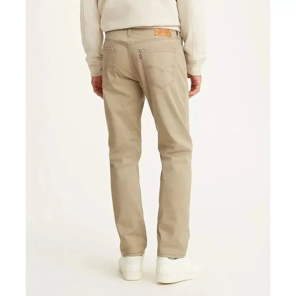 NEW Levis 514 Men's W30 L30 Straight Stretch Khaki Jeans Beige Cotton G1650